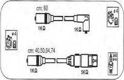 PROTEC PTW1062 - Комплект проводів запалювання autozip.com.ua