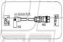 PROTEC PTW1081 - Комплект проводів запалювання autozip.com.ua