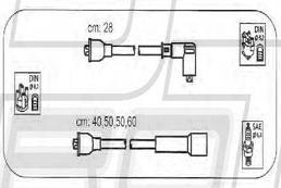 PROTEC PTW1030 - Комплект проводів запалювання autozip.com.ua