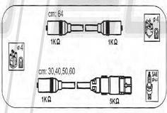 PROTEC PTW1075 - Комплект проводів запалювання autozip.com.ua