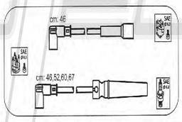 PROTEC PTW1195 - Комплект проводів запалювання autozip.com.ua