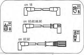 PROTEC PTW1154 - Комплект проводів запалювання autozip.com.ua