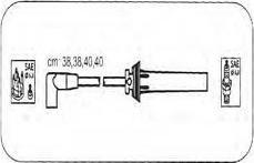PROTEC PTW1139 - Комплект проводів запалювання autozip.com.ua