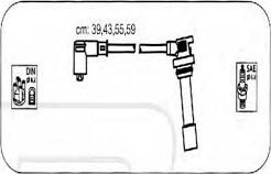 PROTEC PTW1319 - Комплект проводів запалювання autozip.com.ua