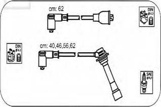 PROTEC PTW1315 - Комплект проводів запалювання autozip.com.ua