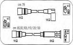 PROTEC PTW1295 - Комплект проводів запалювання autozip.com.ua