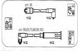 PROTEC PTW1296 - Комплект проводів запалювання autozip.com.ua
