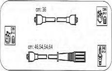 PROTEC PTW1249 - Комплект проводів запалювання autozip.com.ua