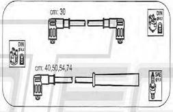 PROTEC PTW1245 - Комплект проводів запалювання autozip.com.ua