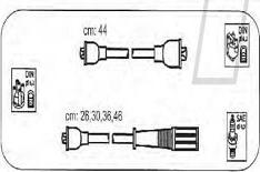 PROTEC PTW1254 - Комплект проводів запалювання autozip.com.ua