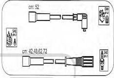 PROTEC PTW1251 - Комплект проводів запалювання autozip.com.ua