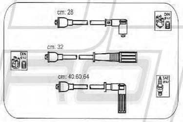 PROTEC PTW1253 - Комплект проводів запалювання autozip.com.ua