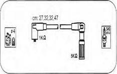 PROTEC PTW1257 - Комплект проводів запалювання autozip.com.ua