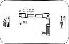 PROTEC PTW1268 - Комплект проводів запалювання autozip.com.ua