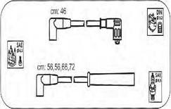 PROTEC PTW1214 - Комплект проводів запалювання autozip.com.ua
