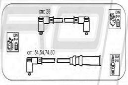 PROTEC PTW1748 - Комплект проводів запалювання autozip.com.ua
