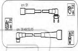PROTEC PTW1758 - Комплект проводів запалювання autozip.com.ua