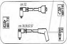 PROTEC PTW1714 - Комплект проводів запалювання autozip.com.ua