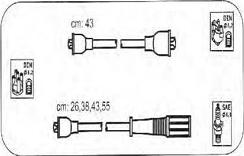 PROTEC PTW2631 - Комплект проводів запалювання autozip.com.ua
