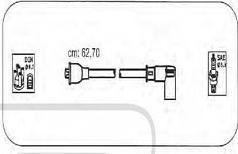 PROTEC PTW2624 - Комплект проводів запалювання autozip.com.ua