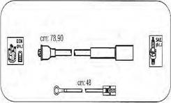PROTEC PTW2623 - Комплект проводів запалювання autozip.com.ua