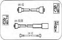 PROTEC PTW2622 - Комплект проводів запалювання autozip.com.ua