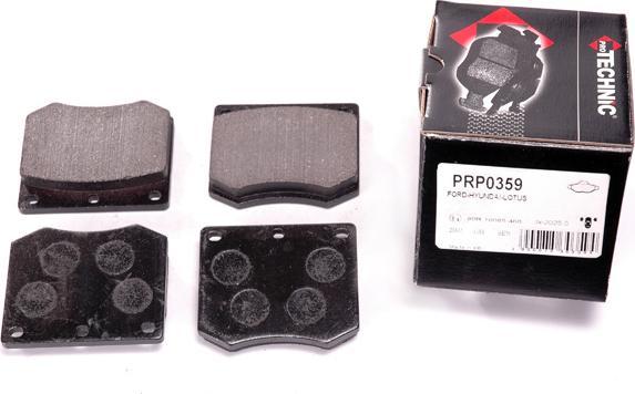Protechnic PRP0359 - Гальмівні колодки, дискові гальма autozip.com.ua