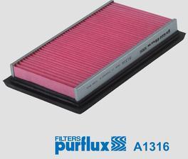 Purflux A1316 - Повітряний фільтр autozip.com.ua