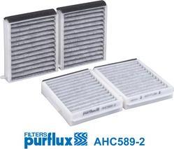 Purflux AHC589-2 - Фільтр, повітря у внутрішній простір autozip.com.ua