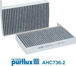 Purflux AHC736-2 - Фільтр, повітря у внутрішній простір autozip.com.ua