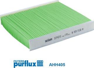 Purflux AHH405 - Фільтр, повітря у внутрішній простір autozip.com.ua
