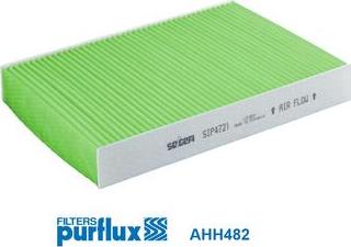 Purflux AHH482 - Фільтр, повітря у внутрішній простір autozip.com.ua