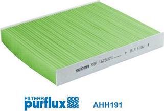 Purflux AHH191 - Фільтр, повітря у внутрішній простір autozip.com.ua