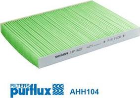 Purflux AHH104 - Фільтр, повітря у внутрішній простір autozip.com.ua