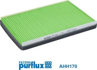 Purflux AHH170 - Фільтр, повітря у внутрішній простір autozip.com.ua