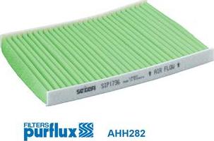 Purflux AHH282 - Фільтр, повітря у внутрішній простір autozip.com.ua