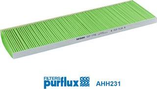 Purflux AHH231 - Фільтр, повітря у внутрішній простір autozip.com.ua