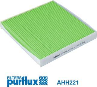 Purflux AHH221 - Фільтр, повітря у внутрішній простір autozip.com.ua