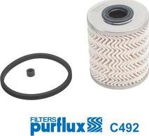 Purflux C492 - Фільтр палива autozip.com.ua