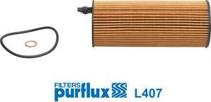 Purflux L407 - Масляний фільтр autozip.com.ua