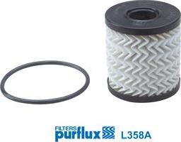 Purflux L358A - Масляний фільтр autozip.com.ua