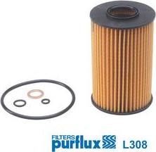 Purflux L308 - Фільтр оливи autozip.com.ua