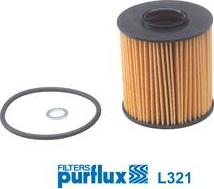 Purflux L321 - Масляний фільтр autozip.com.ua