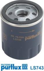 Purflux LS743 - Масляний фільтр autozip.com.ua