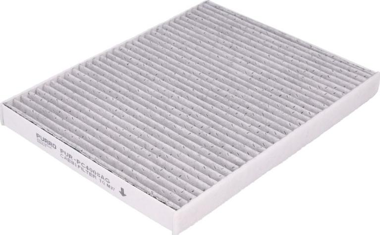 PURRO PUR-PC4008AG - Фільтр, повітря у внутрішній простір autozip.com.ua