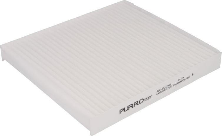 PURRO PUR-PC6003 - Фільтр, повітря у внутрішній простір autozip.com.ua