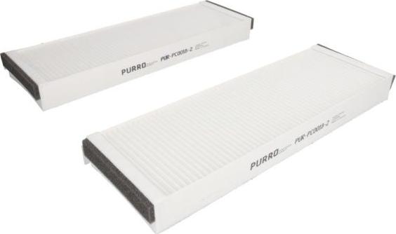 PURRO PUR-PC0018-2 - Фільтр, повітря у внутрішній простір autozip.com.ua