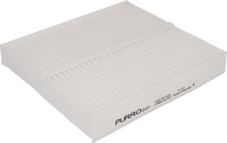 PURRO PUR-PC1004 - Фільтр, повітря у внутрішній простір autozip.com.ua