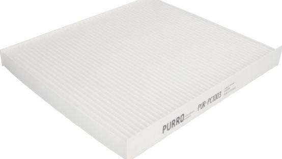 PURRO PUR-PC1003 - Фільтр, повітря у внутрішній простір autozip.com.ua