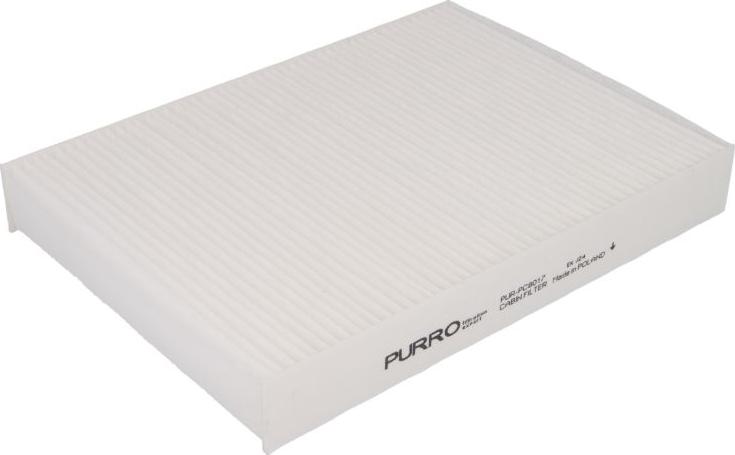 PURRO PUR-PC8017 - Фільтр, повітря у внутрішній простір autozip.com.ua